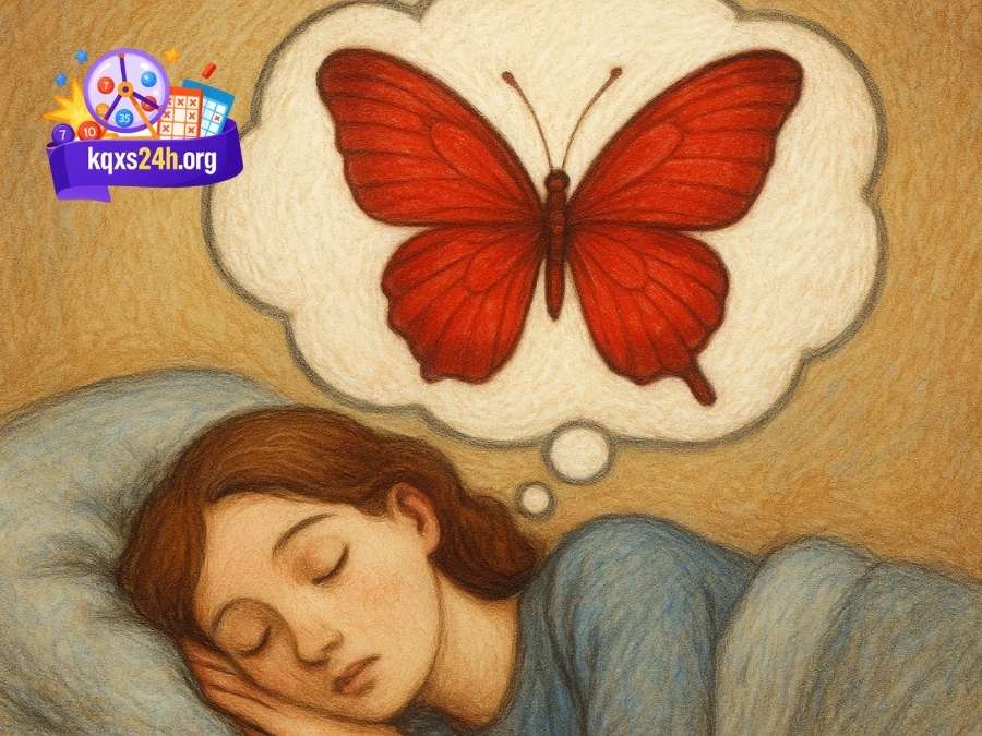 Mơ gặp bướm bướm màu đỏ tín hiệu về đường tình duyên