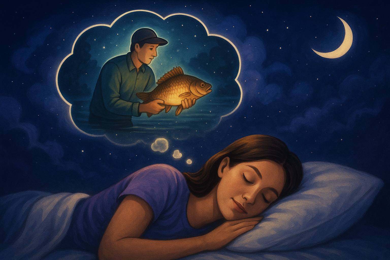 Ngủ mơ thấy bắt được cá rô là điềm báo nhắc nhở bạn nên tự lập