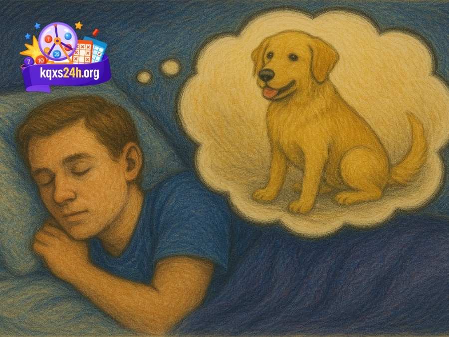 Mơ gặp chó vàng - Điềm mang lại tài lộc