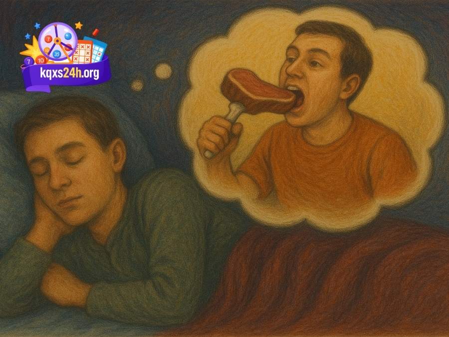 Nằm mơ thấy mình ăn thịt chó