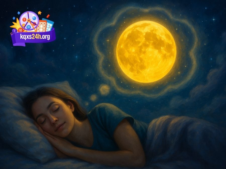 Mơ thấy mặt trăng vàng – Dấu hiệu tài lộc và may mắn đang đến