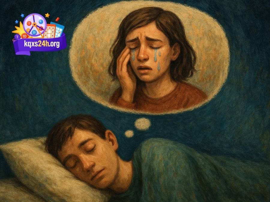 Mơ thấy người lạ khóc tượng trưng cho sự giải tỏa