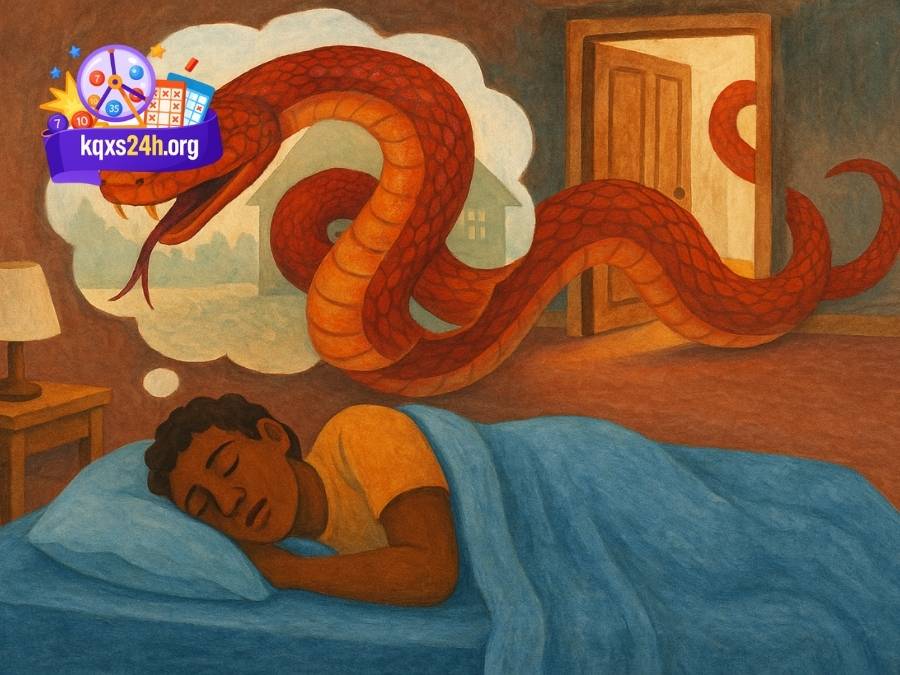 Mơ thấy rắn khổng lồ bò vào nhà