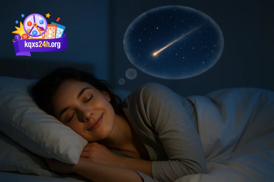 Mơ thấy sao băng bay ngang qua là điềm báo may mắn và khởi đầu mới