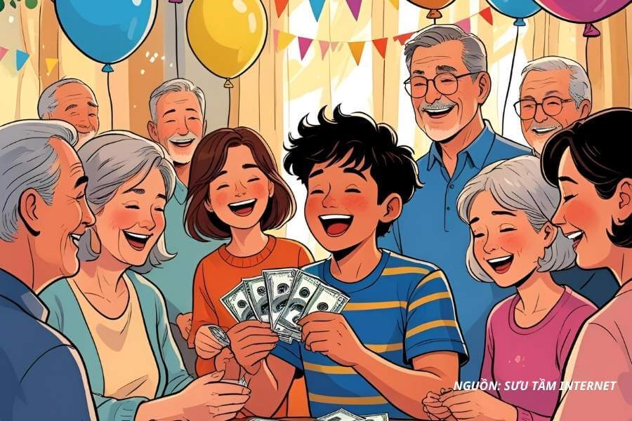 Nằm mơ thấy người thân cho tiền báo hiệu sự hỗ trợ từ gia đình