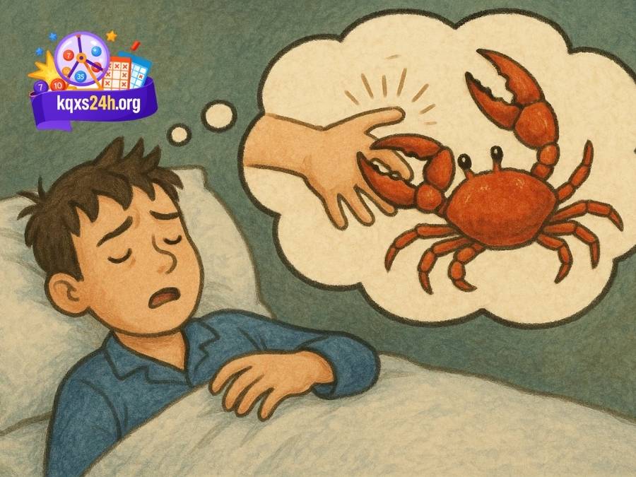 Mơ thấy mình bị cua kẹp tay