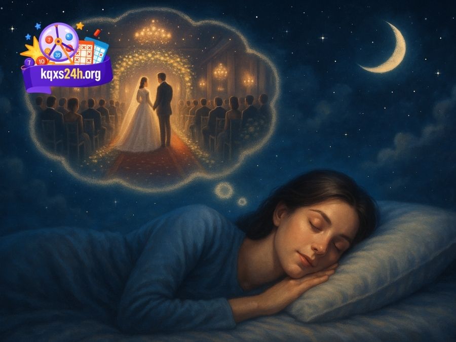 Mơ thấy lễ cưới rộn ràng là điềm báo của sự kiện trọng đại
