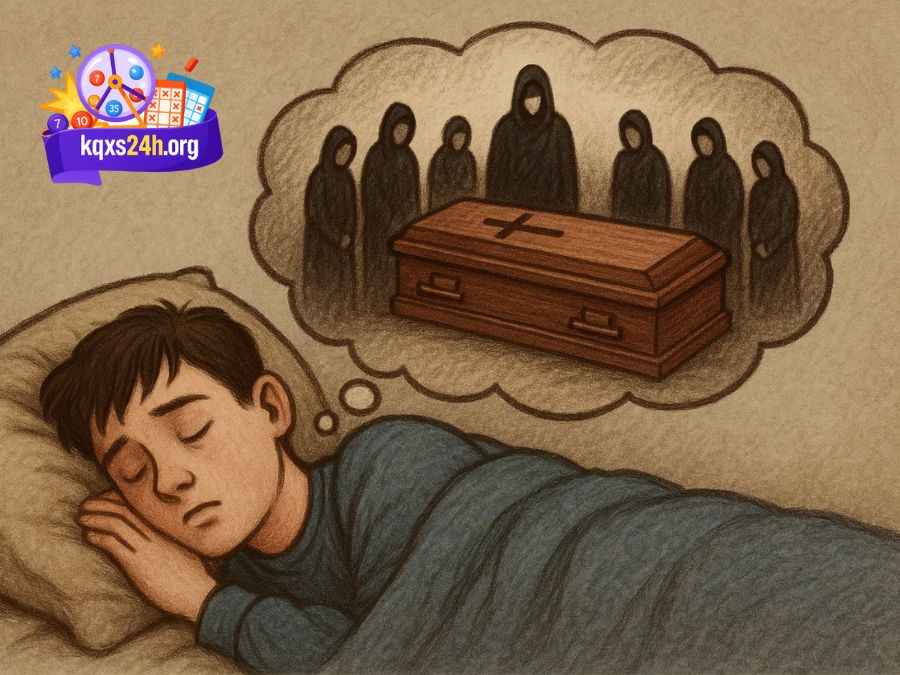 Nằm mơ thấy đám ma và quan tài thường phản ánh cho một mối quan hệ đã kết thúc 