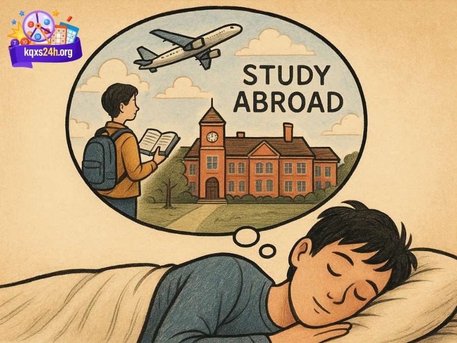 Ngủ mơ thấy mình đi du học