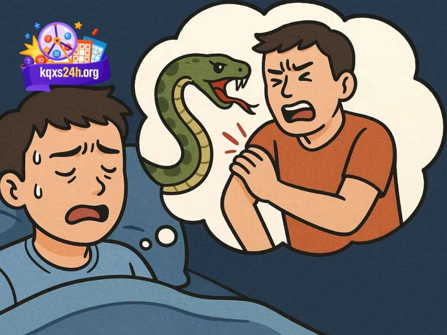 Thấy rắn cắn người khác mang ý nghĩa bạn đang cảm thấy mình bị bất lực