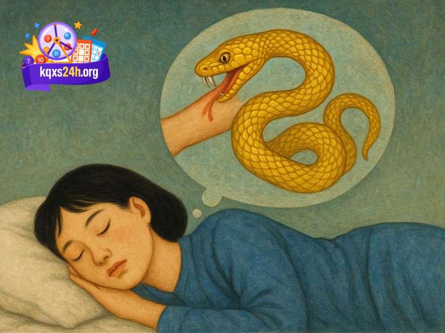 Mơ thấy rắn vàng cắn là mang ý nghĩa khá đặc biệt