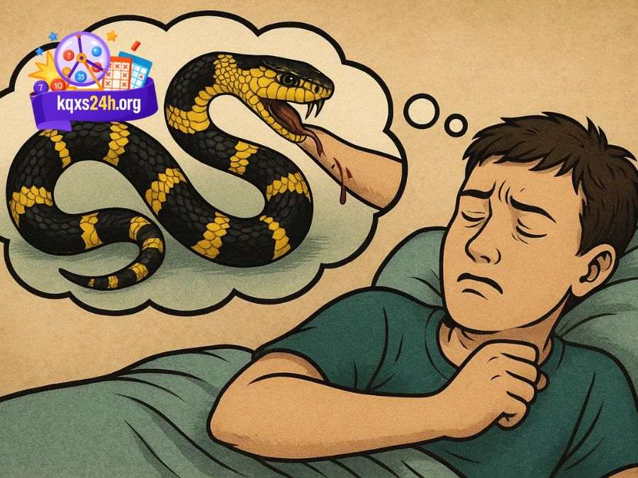 Mơ thấy rắn đen cắn thường là điềm báo về những rủi ro tiềm ẩn
