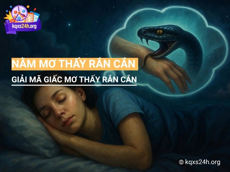 nằm mơ thấy rắn cắn