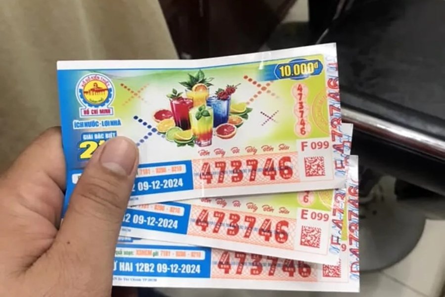 Mẫu vé số trúng thưởng hợp lệ phải còn nguyên vẹn