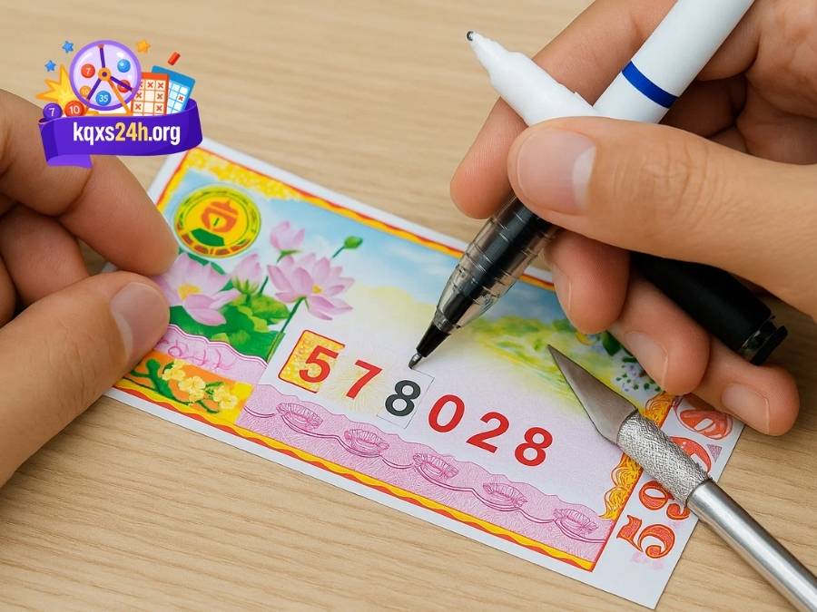 Sửa số vé số – Thủ đoạn tinh vi khó nhận biết